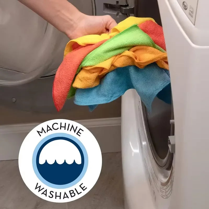 20/10/5/3pcs Microfiber Cleaning Cloth, Dishwashing Cloth Household Rag Kitchen Bathroom Cleaning Towel Durable Absorbent Towel