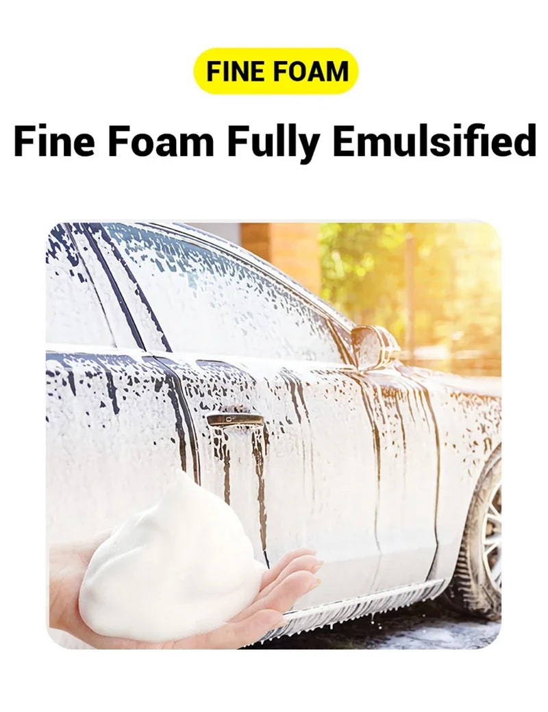 Air pressure car wash foam spray can Special household cleaning glass spray can Fan-shaped acid-alkali-resistant foam spray can