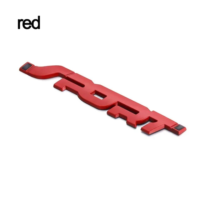 Car Accessories Sticker Styling Metal 3D Chrome Black Auto Car Trunk Racing Sport Word Letter Logo Emblem Badge Decal Sticker