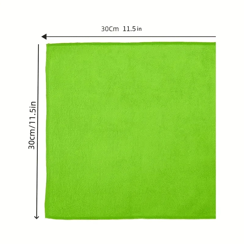 20/10/5/3pcs Microfiber Cleaning Cloth, Dishwashing Cloth Household Rag Kitchen Bathroom Cleaning Towel Durable Absorbent Towel